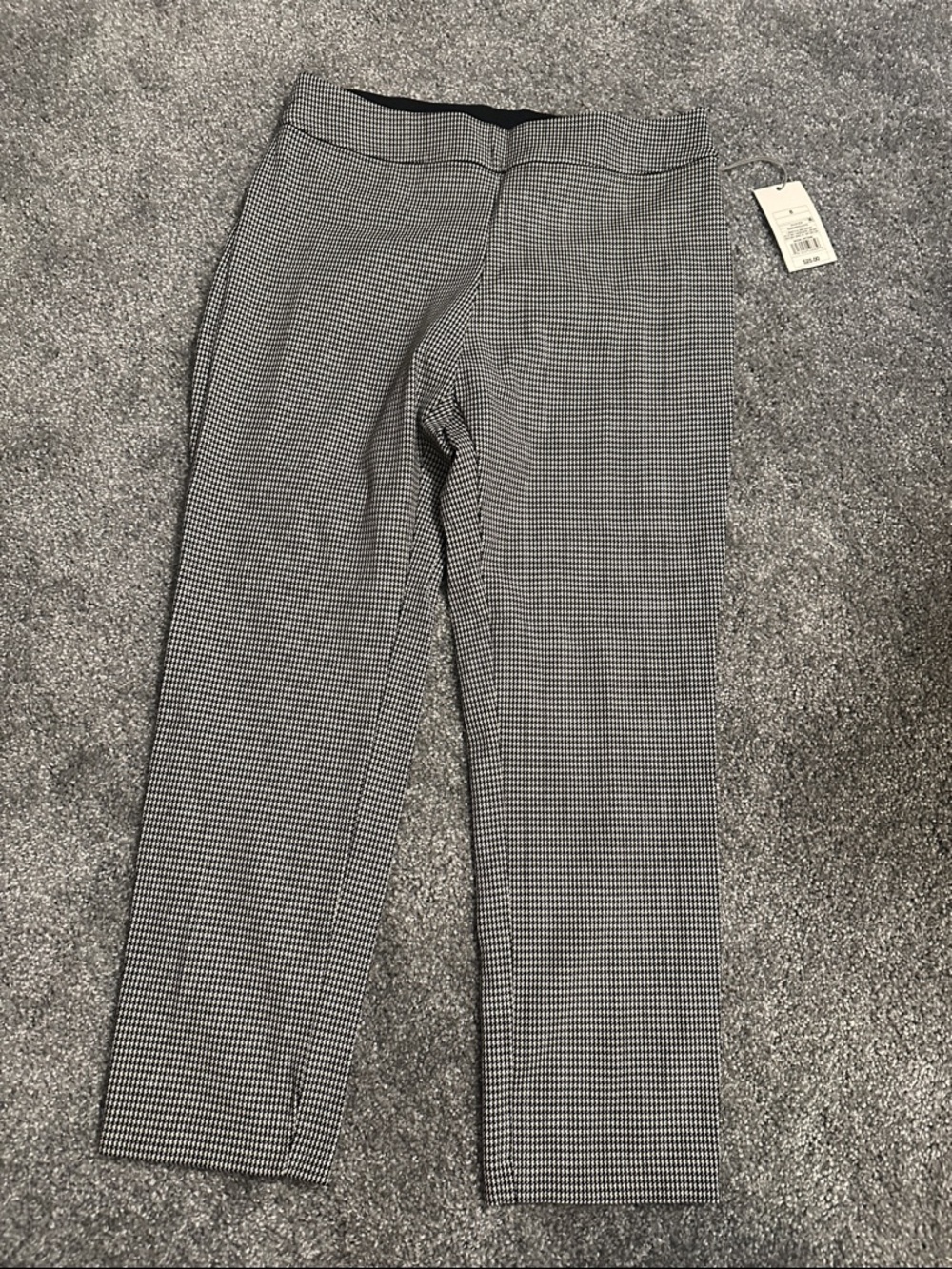 a new day Black & White Houndstooth Skinny Pants